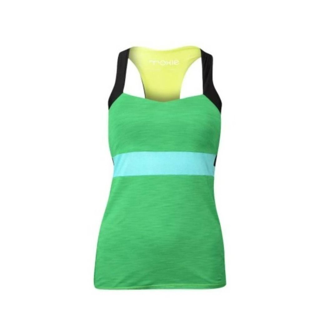 Moxie Century Sweetheart Jersey Matte Green Tank L